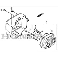 4830 HP - 2021-2022 - 299482238/MTF - Mountfield Rotary Mower Exhaust Muffler Diagram