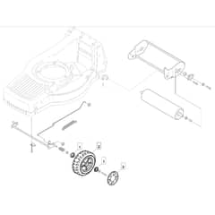 483R_ES - 2007 - 292505543/MOR - Mountfield Rotary Mower Wheels Diagram