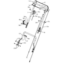 Masport 500 - 019085 - Jan 2011  7413291 - Handle Assembly