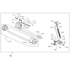 Masport 500 - 019086 - Jan 2011  7411242 - Front Roller Assembly