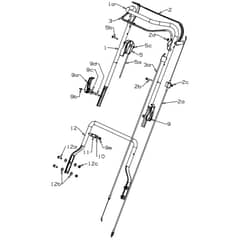 Masport 500 - 019087 - Sep 2010 - Handle Assembly