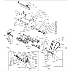 Masport 500 - 019091 - Nov 2011 7412516 - Chassis Assembly