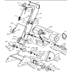 Masport 500 - 019091 - Nov 2011 7412516 - Handle Assembly