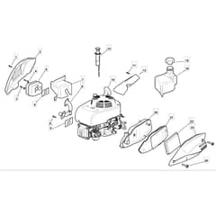 5010 PD SILENT - 2008 - 291552043/M08 - Mountfield Rotary Mower Engine Diagram