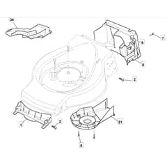 5020 PD - 2009 - 299275323/M33 - Mountfield Rotary Mower Front Conveyor Diagram