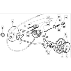 511 PD - 2007 - 294538043/MO7 - Mountfield Rotary Mower Transmission Diagram