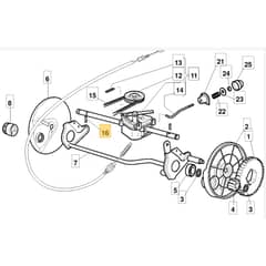513 PD - 2007 - 294538143/MO7 - Mountfield Rotary Mower Transmission Diagram