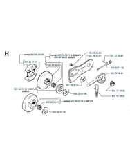 Husqvarna 51 - 2000-Current - Clutch & Oil Pump