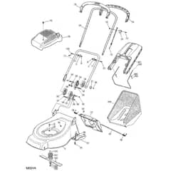 51 PD - 2003 - 23-5681-72 - Mountfield Rotary Mower Upper Handle Diagram