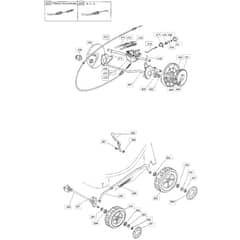 51 PD ES - 2005 - 23-5698-74 - Mountfield Rotary Mower Transmission Diagram