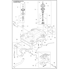 Husqvarna 520 EPOS - 970800803 - Chassis Upper