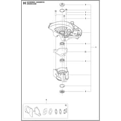 Husqvarna 522HDR75X - 967658401 - Crankcase