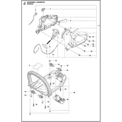 Husqvarna 522HDR75X - 967658401 - Handle And Controls