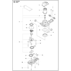Husqvarna 522iHD60 - 970466002 - Gears