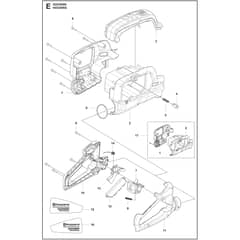 Husqvarna 522iHD60 - 970466002 - Housing