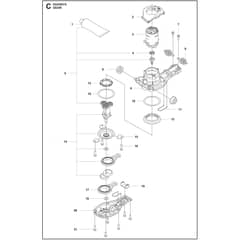 Husqvarna 522iHD75 - 970466102 - Gears