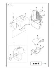 Husqvarna 522L - Cover