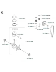 Husqvarna 524Lk - Piston & Crankshaft