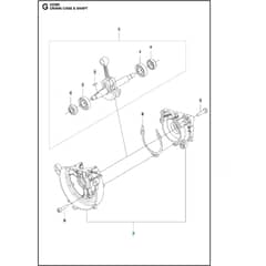Husqvarna 525 BX - Crankcase