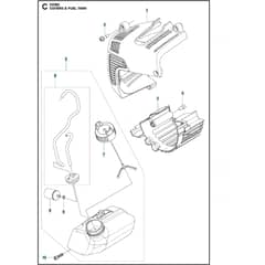 Husqvarna 525 BX - Fuel Tank