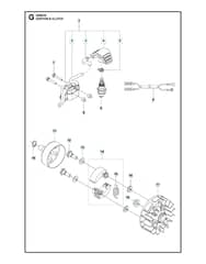 Husqvarna 525Ecs - Ignition System & Clutch