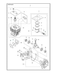 Husqvarna 525HF3S - Short Block