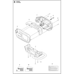 Husqvarna 525iHE4 - 970705003 - Housing