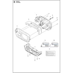 Husqvarna 525iHF3 - 970705103 - Housing