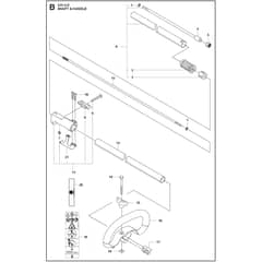 Husqvarna 525iLK - 970551602 - Shaft And Handle