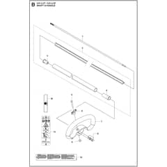 Husqvarna 525iLXT - 970551501 - Shaft And Handle
