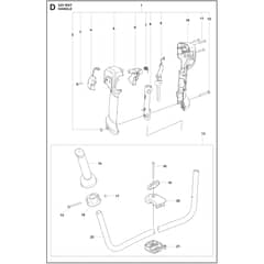Husqvarna 525iRXT - 970551401 - Handle