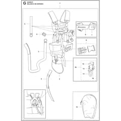 Husqvarna 525iRXT - 970551401 - Harness
