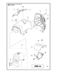 Husqvarna 525LS - Cover