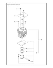 Husqvarna 525lsmarkii - Cylinder Piston