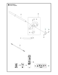 Husqvarna 525lsmarkii - Shaft & Handle