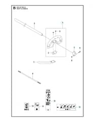 Husqvarna 525lstmarkii - Shaft & Handle