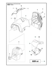 Husqvarna 525RK - Cover