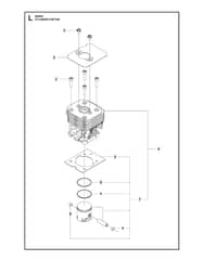 Husqvarna 525RX - Cylinder Piston