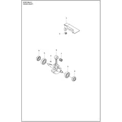 Husqvarna 525RX Mark II - 970446601 - Crankshaft