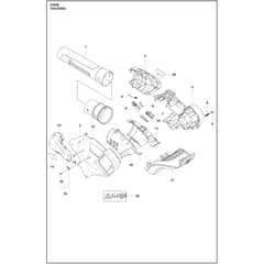 Husqvarna 530iB - 970656101 - Housing