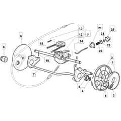 5310 PD - 2008 - 291572043/CAS - Mountfield Rotary Mower Transmission Diagram