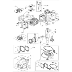 5310 PD BW SILENT - 2009 - 291577043/U - Mountfield Rotary Mower Engine - ST.WBE0701 Diagram