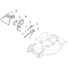 531 PD 4S AVS - 2010 - 290553043/M10 - Mountfield Rotary Mower Ejection Guard Diagram