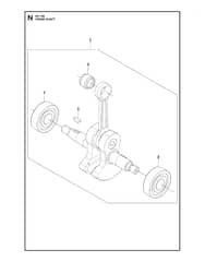 Husqvarna 531RB - Crankshaft