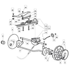 5320 PD 4S INOX - 2008 - 291592023/M08 - Mountfield Rotary Mower Transmission Diagram