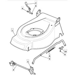 5320 PD ES - 2010 - 294538623/MTF - Mountfield Rotary Mower Deck Diagram