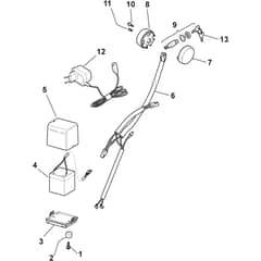 5320 PD ES - 2014-2016 - 299532623/MTF - Castel Garden Rotary Mower Electric Start Controls Diagram