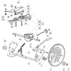 5330 PD 4S BW INOX - 2009 - 291597033/M09 - Mountfield Rotary Mower Transmission Diagram