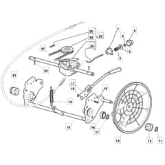 5330 PD BW - 2010 - 294537033/MTF - Mountfield Rotary Mower Transmission Diagram