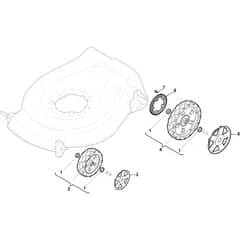 5330 PD BW - 2011-2013 - 299536033/MTF - Castel Garden Rotary Mower Wheels and Hub Caps Diagram